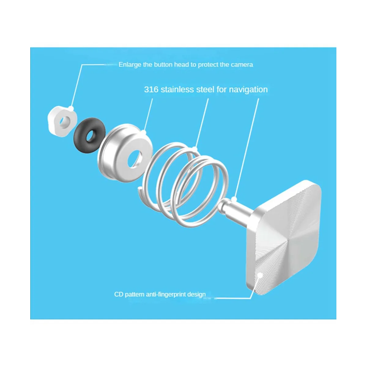 Capa à prova d'água para câmera hero 8, transparente, portátil, à prova d'água, proteção, caixa de mergulho, acessórios para câmera subaquática