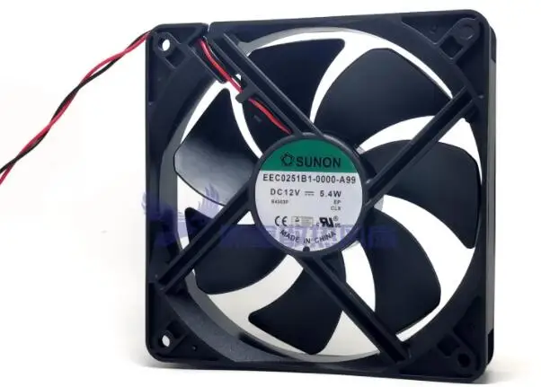 

Ltsf For SUNON EEC0251B1-0000-A99 DC 12V 5.4W 120x120x25mm 2-Wire Server Cooling Fan 12cm