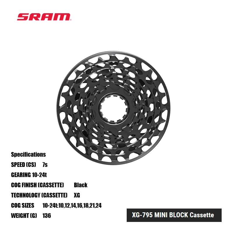 SRAM GX DH SRVES X01 CranksetGX DH X-ACTUATION TRIGGER SHIFTER GX DH 1X X-HORIZON™ REAR DERAILLEUR PG-720 CASSETTE PC-1110 CHAIN