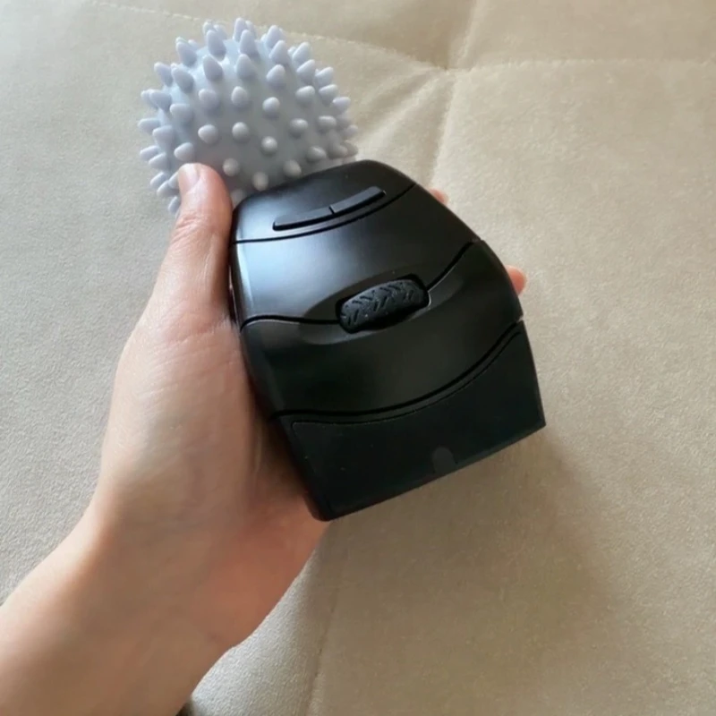 DXT Silent Vertical Custom Mouse Dual Mode Bluetooth 2.4G Ergonomics Left Right Hand Portable for Gamers Design Gift