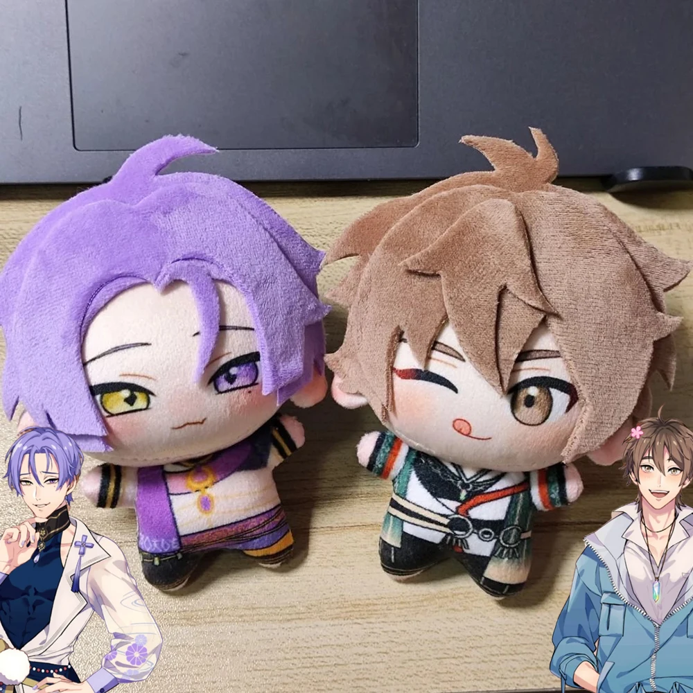 Game Nu: Carnival Eiden‌ Jiu Ye‌ Cosplay Keychain Q Version Plush Cotton Doll Backpack Pendant Keyring Accessories Decoration
