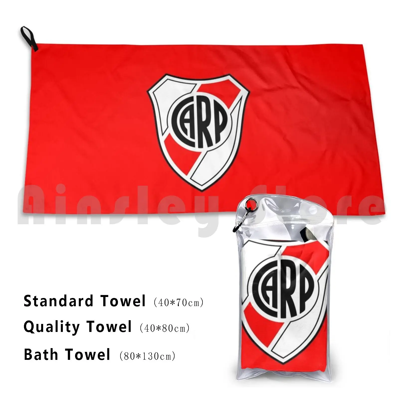 Toalla de playa de secado rápido, toalla de calidad de Club River Plate, Argentina, Buenos Aires, Estadio conmemorativo, Antonio