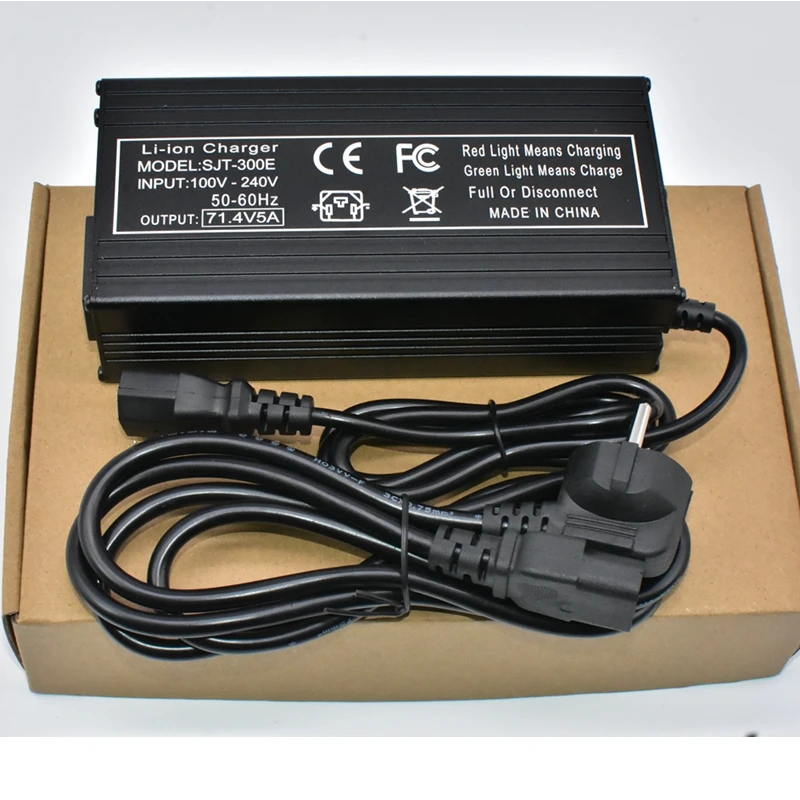 LiFePO4 Charger 73V 8A LFP Iron Phosphate Smart Charger For 60 Volt 20S  Forklift RV Battery