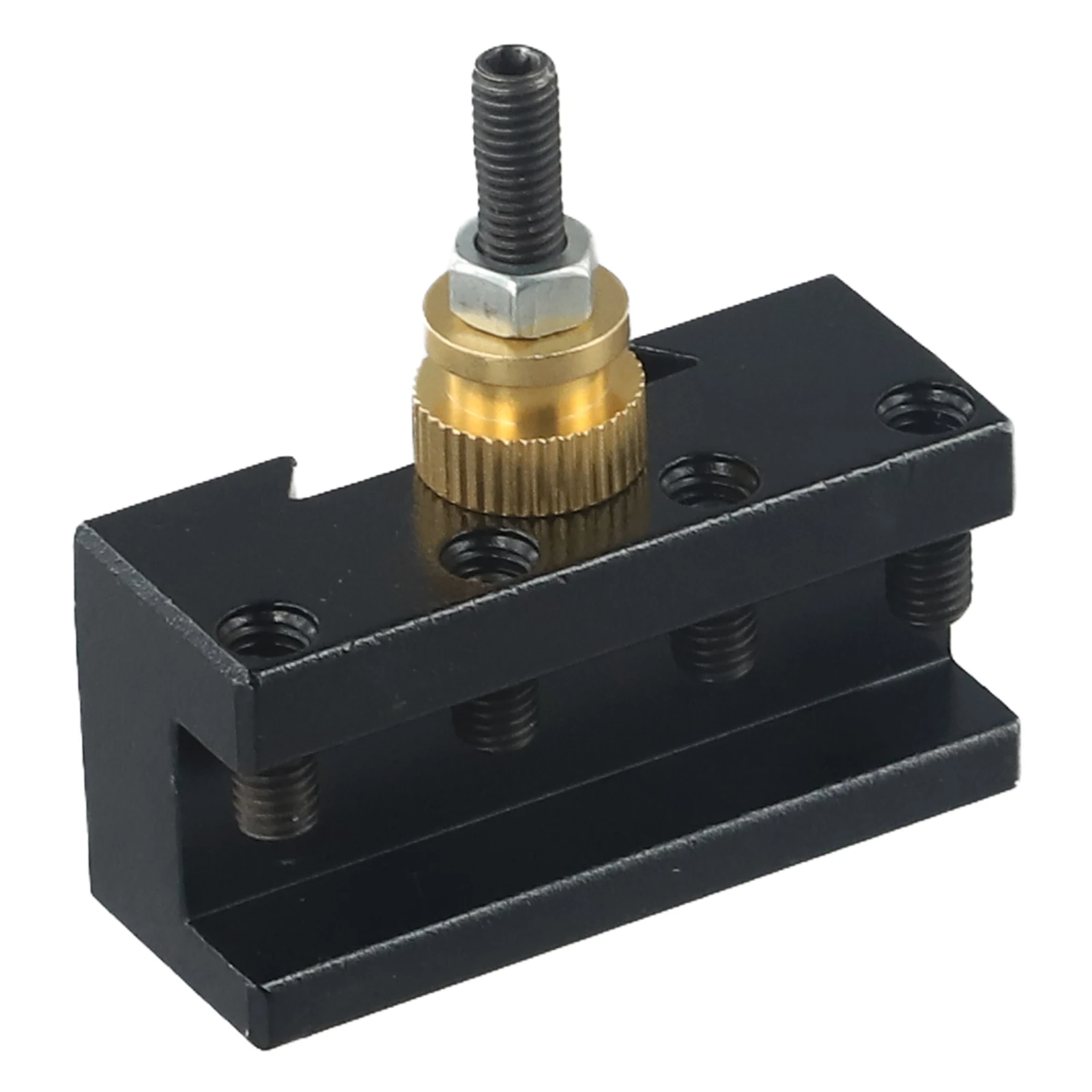 Tool Holder for Mini Lathe 1/4-1/2 Quick Change Post Facing Milling Turning with Fast Installation and Adjustable Tool Height