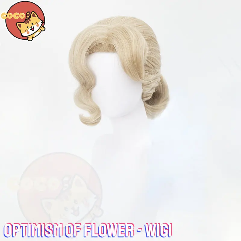 CoCos Game Identity V Optimism of Flower Perfumer Cosplay Wig Game Identity V Wig Optimism of Flower Cosplay Light Golden Wig