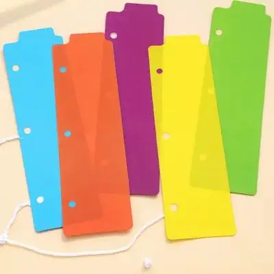 5 pz Raccoglitore Divisori Schede per Blocco Note Notebook Separatore Schede Scrivibili Divisori Indice In Plastica Organizzazione File