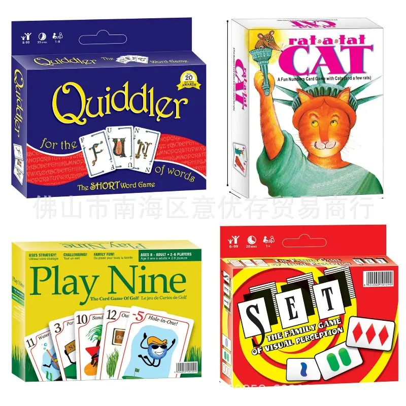 ألعاب الطاولة الشعبية النسخة الإنجليزية لحفلة المنزل، لعبة الورق، Quaid Nine Innings، Golf Life، ألعاب البطاقات