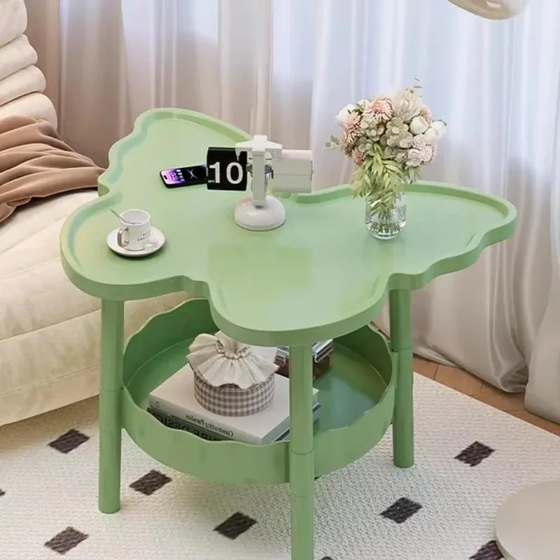 Creative butterfly coffee table, living room, sofa side, bedroom, bedside small bedside table, rack, mobile side, simple