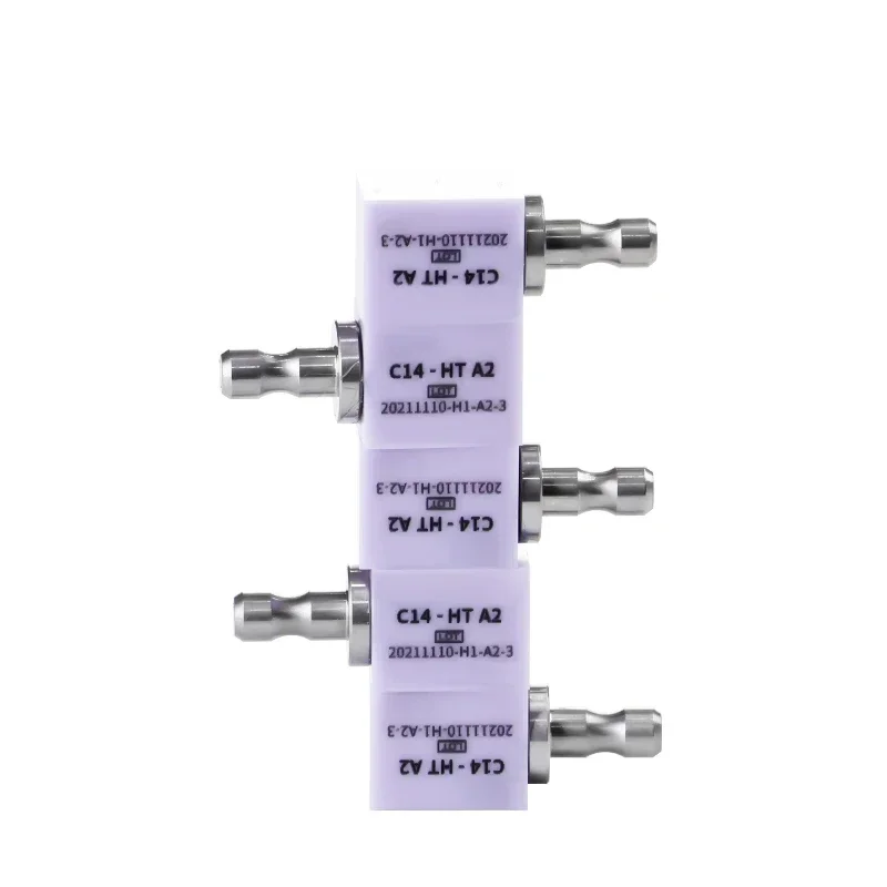 Dental Glass Ceramics C14 CAD/CAM Lithium Disilicate Blocks 5 Pieces Translucency Materials for Sirona System