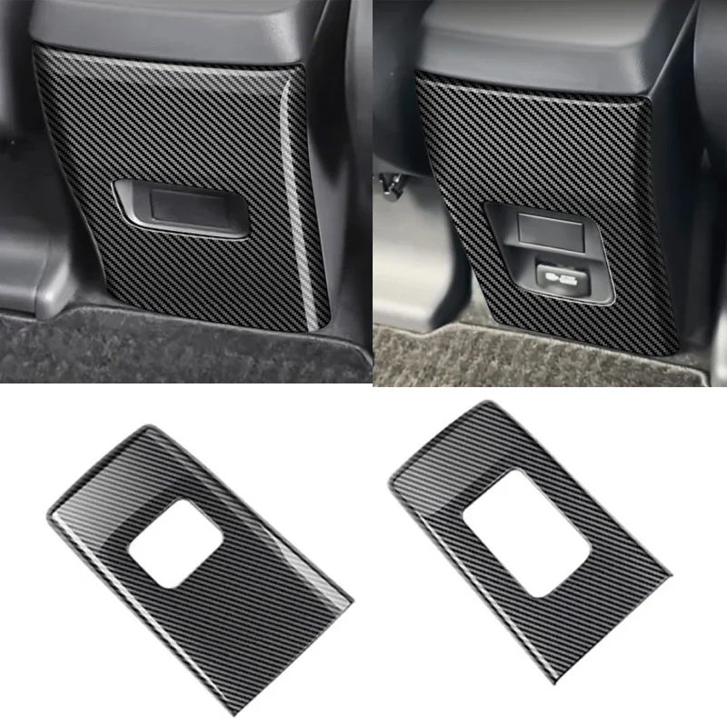 

For Toyota voxy noah 90 Series 2022 2023 2024 ABS center Rear Air Conditioner Outlet AC vent Cover back an-ti kick board panle