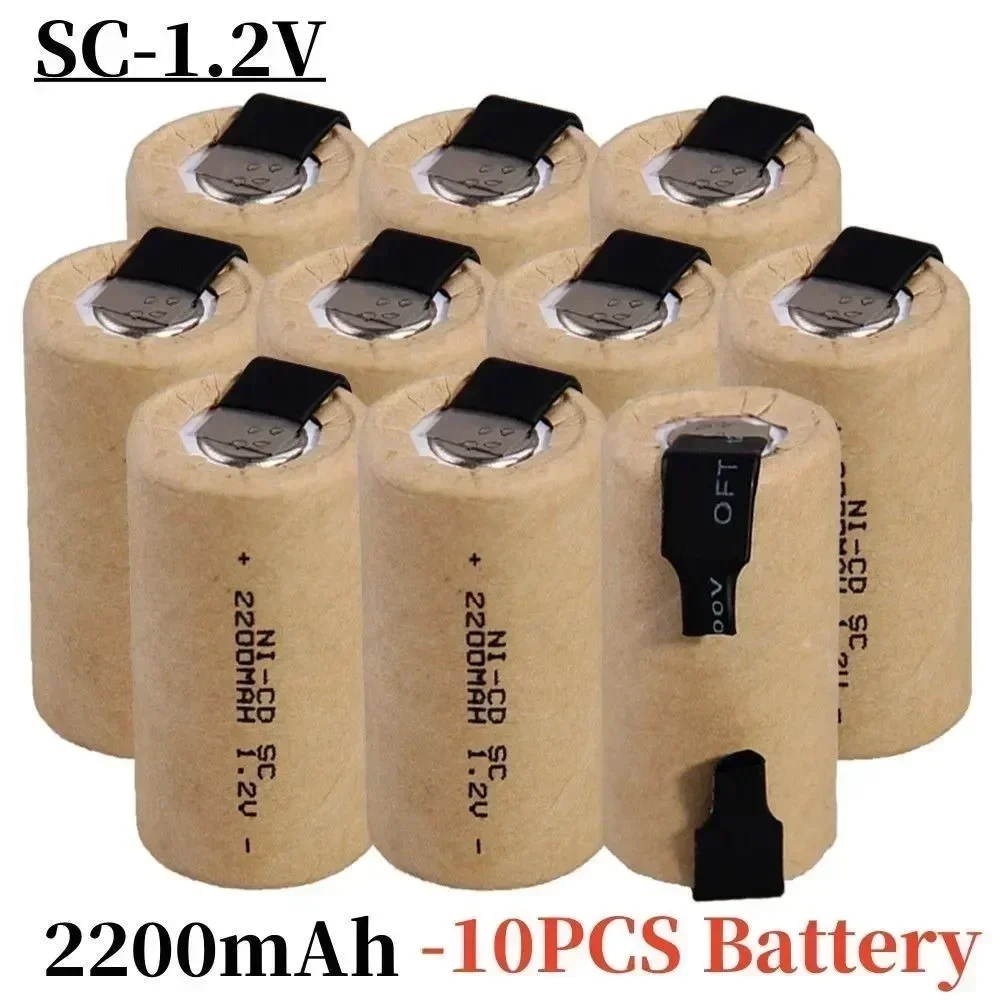 

New Sc 2200mah 1.2v Battery Ni-cd Rechargeable Batteries for Makita Bosch B&d Hitachi Metabo Dewalt for Electric Screwdriver