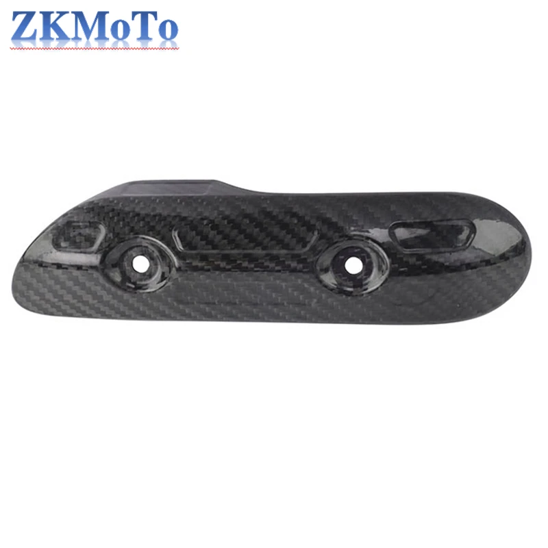 Motorcycle Carbon Fiber Exhaust Heat Shield Protector Guard Cover For KTM 250SXF 250EXCF 350EXCF 400EXC 450EXC 500EXC 2007-2023