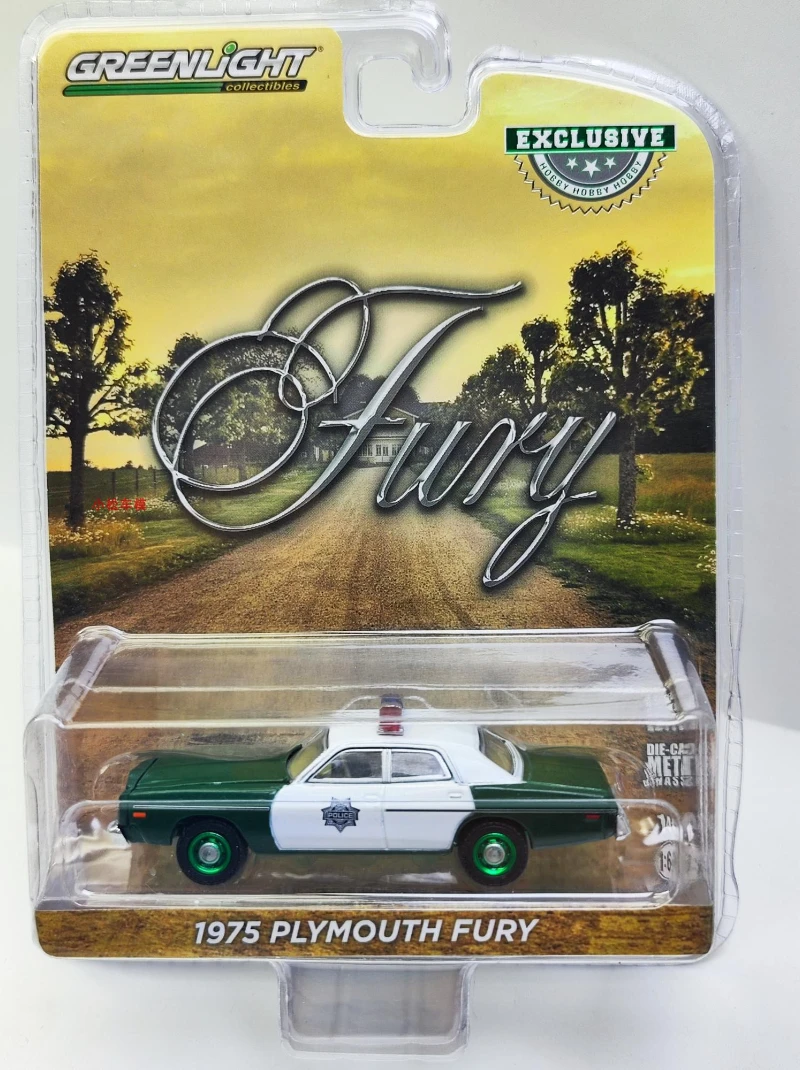 

1:64 1975 Plymouth FURY High Simulation Diecast Car Metal Alloy Model Car kids toys collection gifts W720