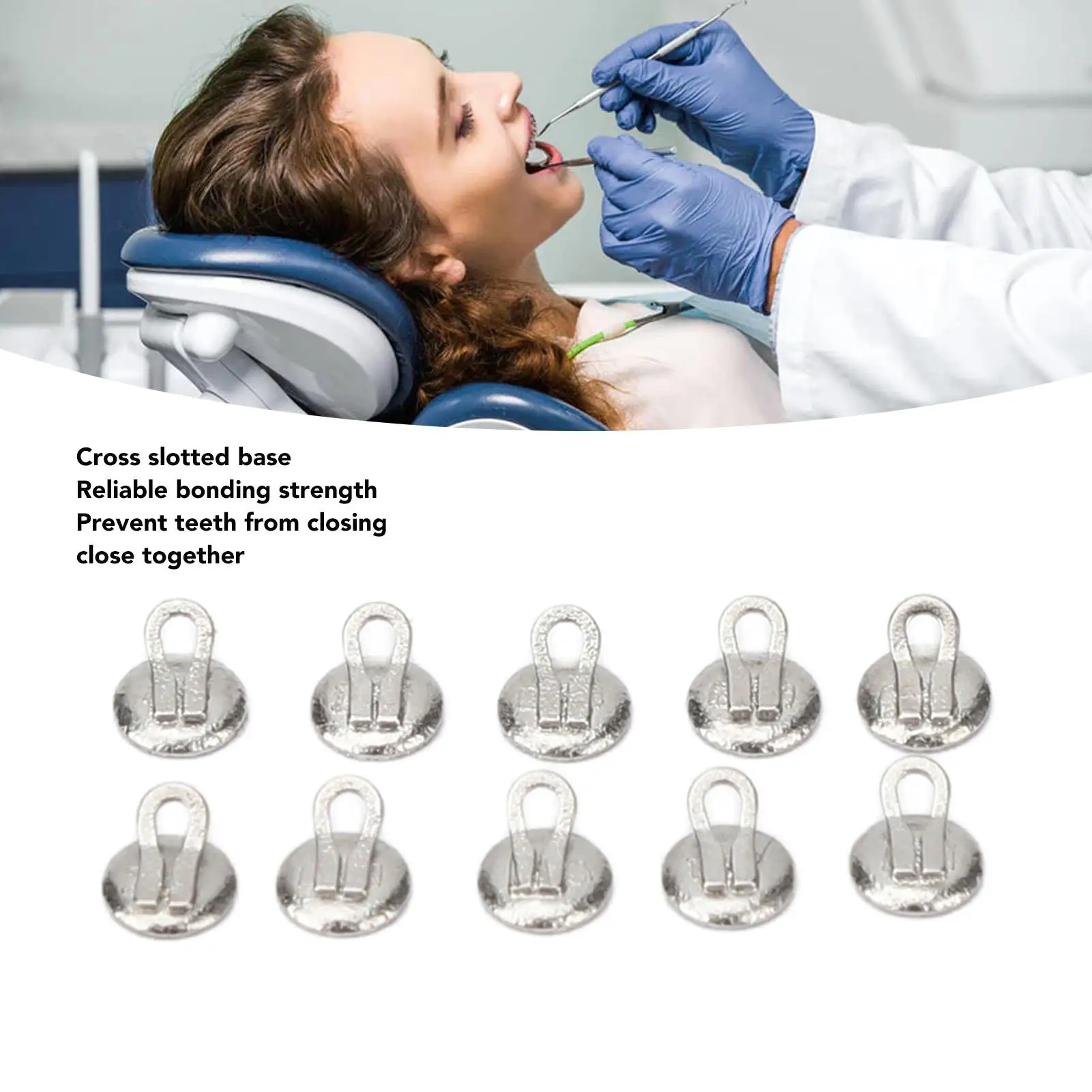 Lingual Orthodontics Bondable Button for Dental for clinic 