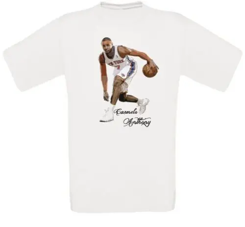 Camiseta de Carmelo, Antonio, Knicks, Baloncesto, Todos los Tamaños Nuevos