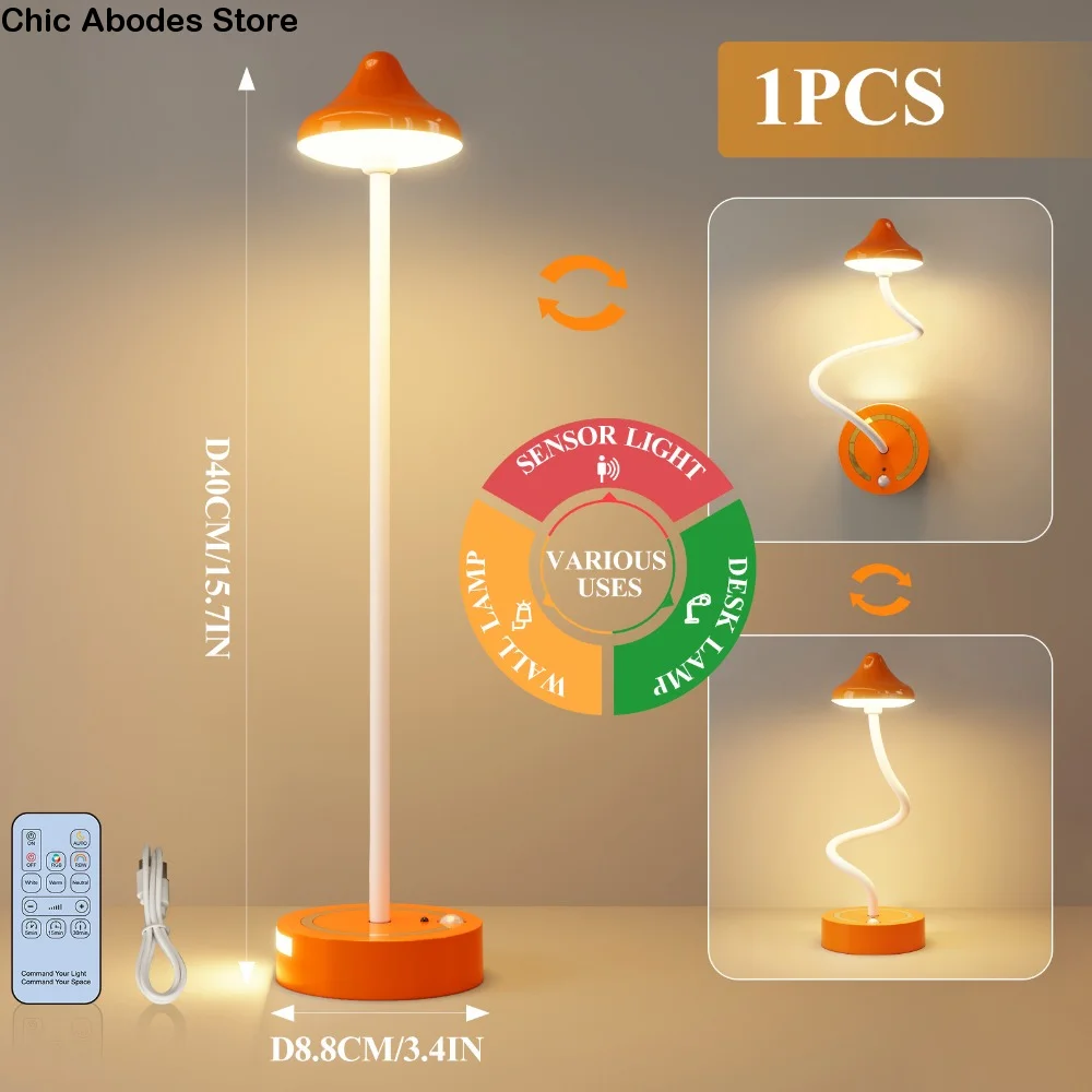 Wireless Design LED Motion-Sensing Lamp Touch Control Motion Sensing Touch-Charging Light LED Technology Ambient Lighting