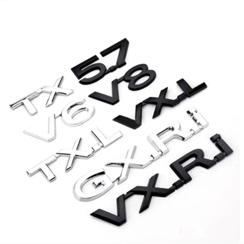 

VXS TX GXRi VXRi VX Car Sticker for Toyota Domineering TXL Land Cruiser LAND FREE VXR GXR Prado VXL V8V6 5.7 rear Retrofit label