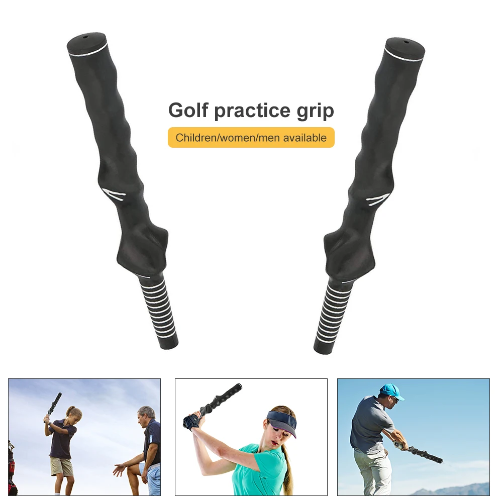 1 Piece Of Portable Golf Swing Trainer Grip Standard Teaching Aids Practice Golf Trainer Club Rubber Junior Coach Swing Teaching