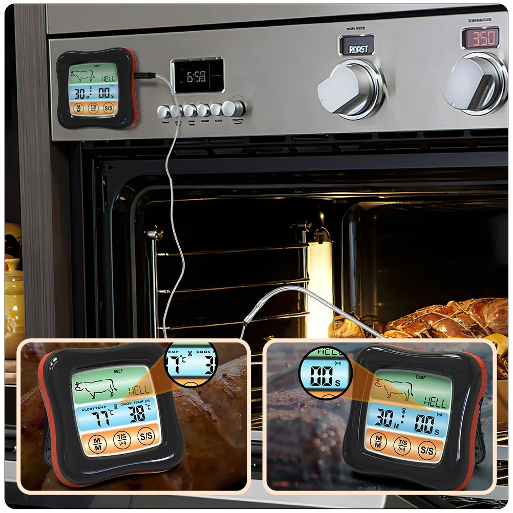

Bbq Meat Turkey Ham Cooking Stainless Steel Kitchen Supply Accurate Temperature Household Thermometer Touch