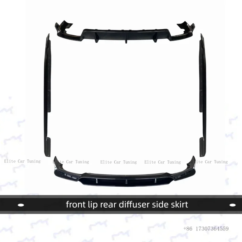 Knight for BMW X6 G06 20-22 Upgrade Black Warrior G06 Front Rear Lip Side Skirt Roof Spoiler