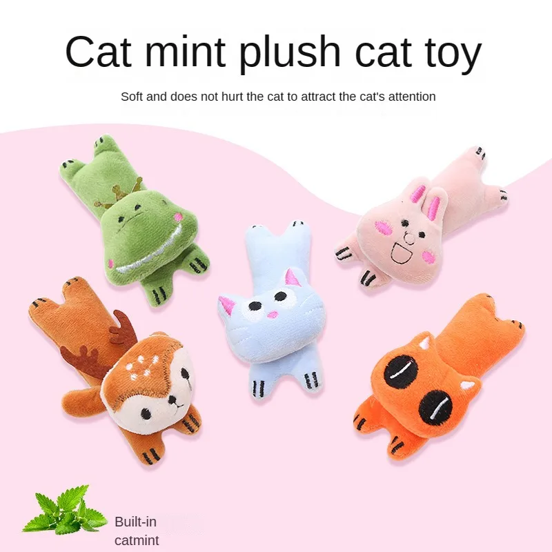 Игрушки для кошек, жевательная имитация плюша, мята, интерактивная игра, плюшевые игрушки, товары для домашних животных, кошачья мята, интерактивная игра, плюшевые игрушки
