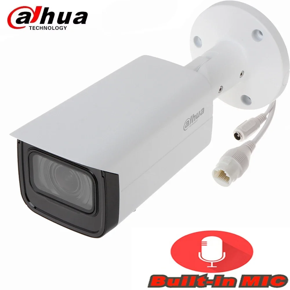 Dahua mutil language IP Camera IPC-HFW2441T-AS 4MPx Wizsense StarLight Analytics IVS IR60 MicroSD Audio