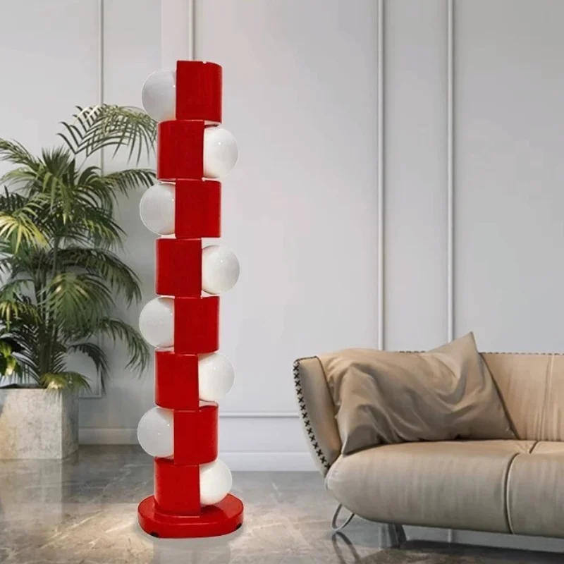 

Nordic HighEnd Villa Living Room Sofa Side Floor Light Study Bedroom Bedside Lamp Bauhaus Lighting LED Decorative Standing Light