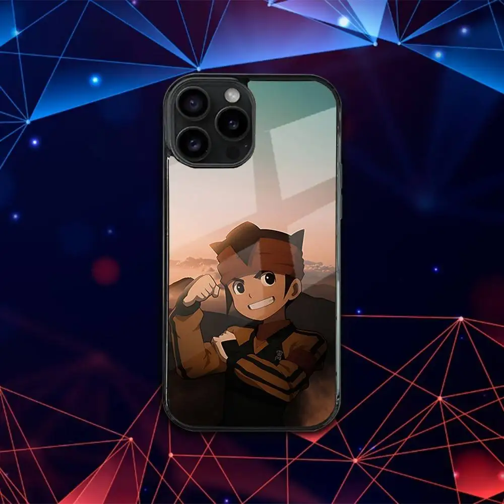 Funda de teléfono Aniem I-Inazumas E-Eleven para iPhone 17,16,15,14,13,12,11,Pro,Max,Plus,Mini,SE4,E carga inalámbrica magnética Magsafe