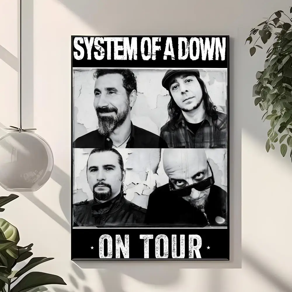 band metal alternative S-System Of A Down Poster Modern Home Interior Decor Artistic Wall Decoration