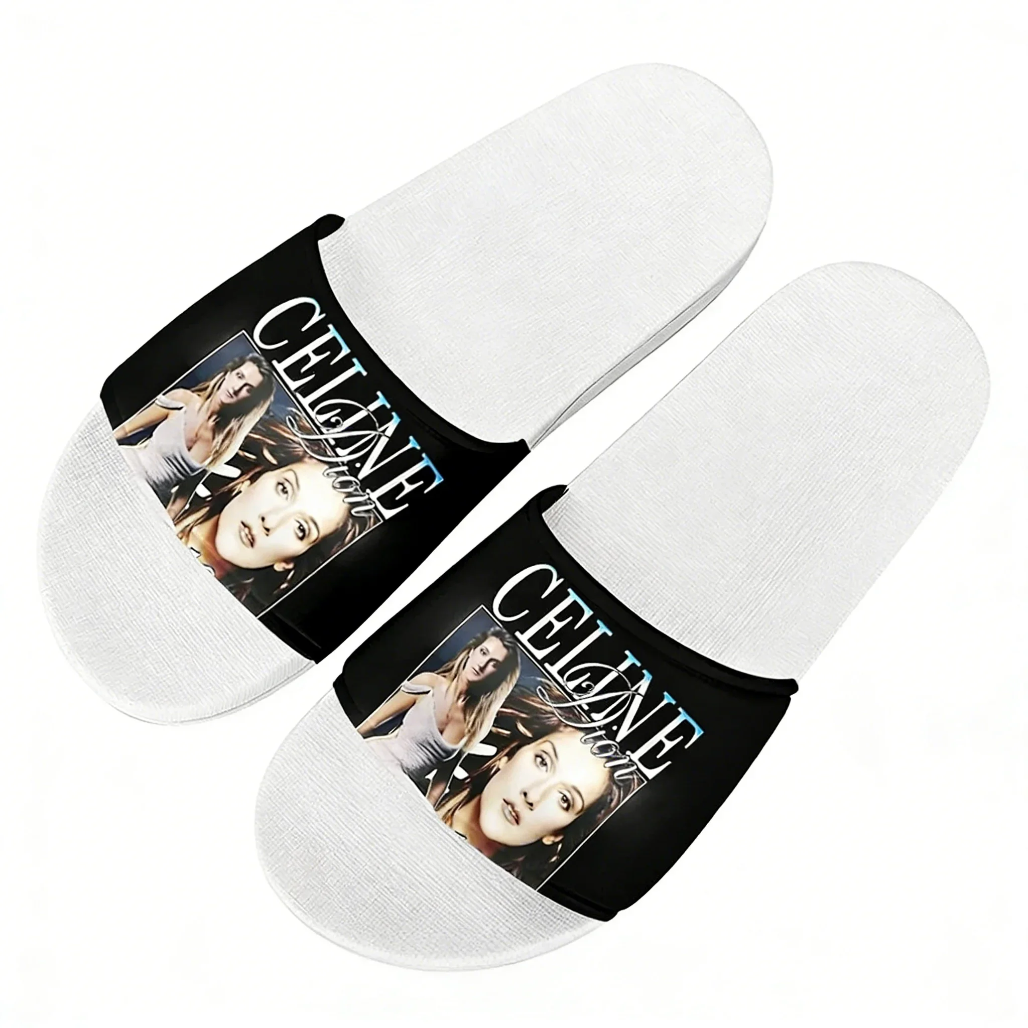 

Шлепанцы Celine Dion My Heart Will Go On: домашние, водные, пляжные, для бассейна, унисекс, для мужчин, женщин и подростков, летние, на заказ