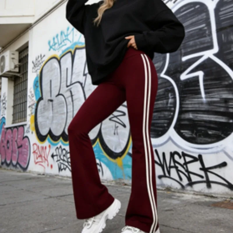 Womens Loose Fit Yoga Pants Casual Athletic Wide Leg Workout Trousers for Running Gym Dance