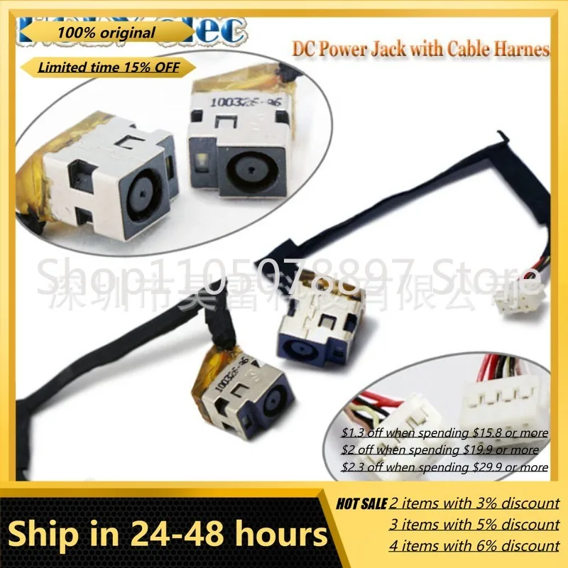 Para HP ProBook 4320s 4321s 4325s Conector de alimentação DC
