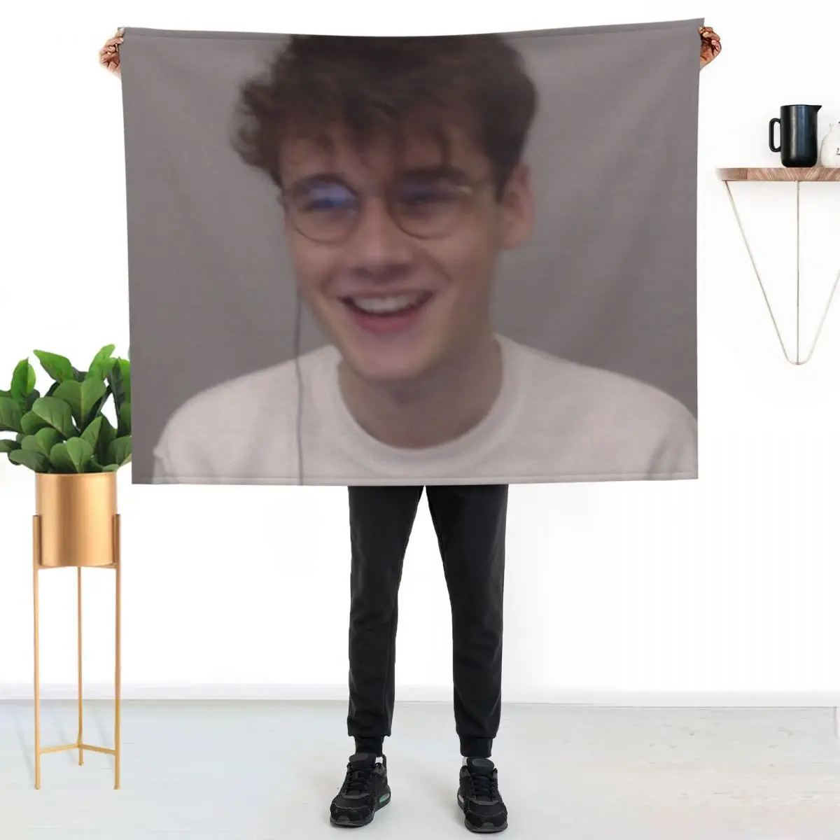 

Wilbur Soot Throw Blanket Men's Soft Warm Throw Blanket for Couch