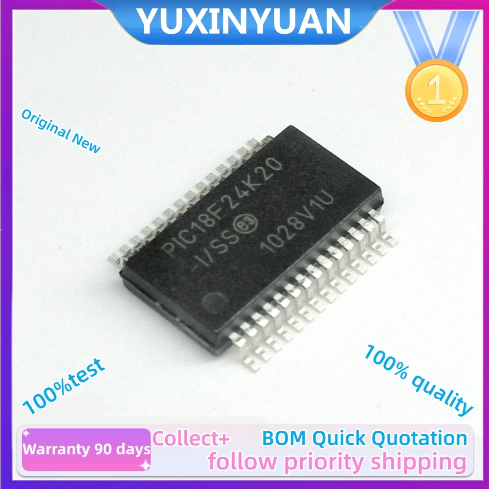 1PCs/lot New Original PIC18F24K20-I/SS SSOP PIC18F25K22-ISS PIC18F25K20-ISS PIC18F24K22-ISS  IC MCU Chips  in Stock 100%Quality 