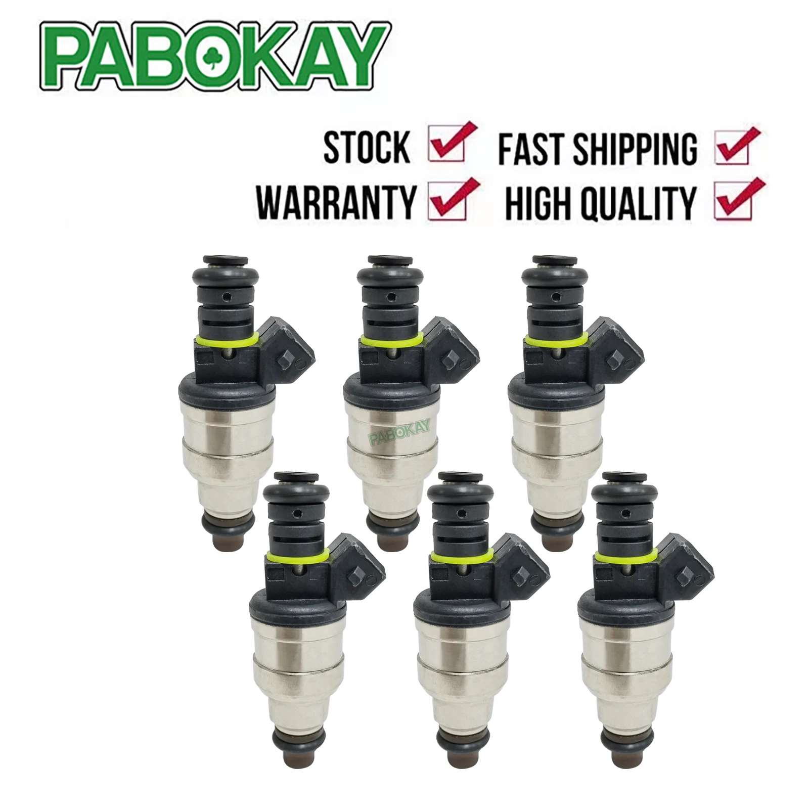 6 шт. X топливная форсунка 0280150414   для BMW 320I 2.0L 1992-1995 гг. 13641730059   M643 FJ749 13641730036