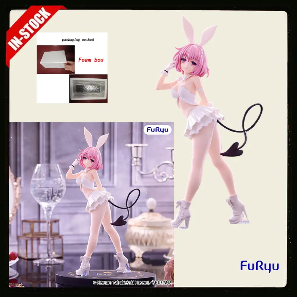 Na Stanie FuRyu BiCute Bunnies To LOVE-Ru Momo Belia Deviluke Biały Króliczek Figurka Anime PVC Model Prezent Oryginalny