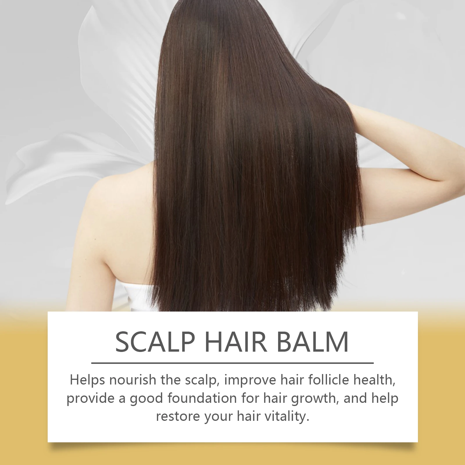 Scalp Hair Balm Reduce Dryness Prevent Hair Breakage Increase Gloss Nourish Scalp Anti Hair Loss Frizz Control Repair Hair Cream