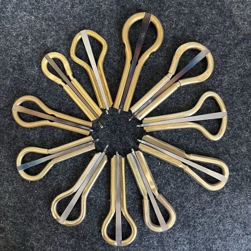 Brass harpsichord beginners choose portable ethnic Khumai musical instrument