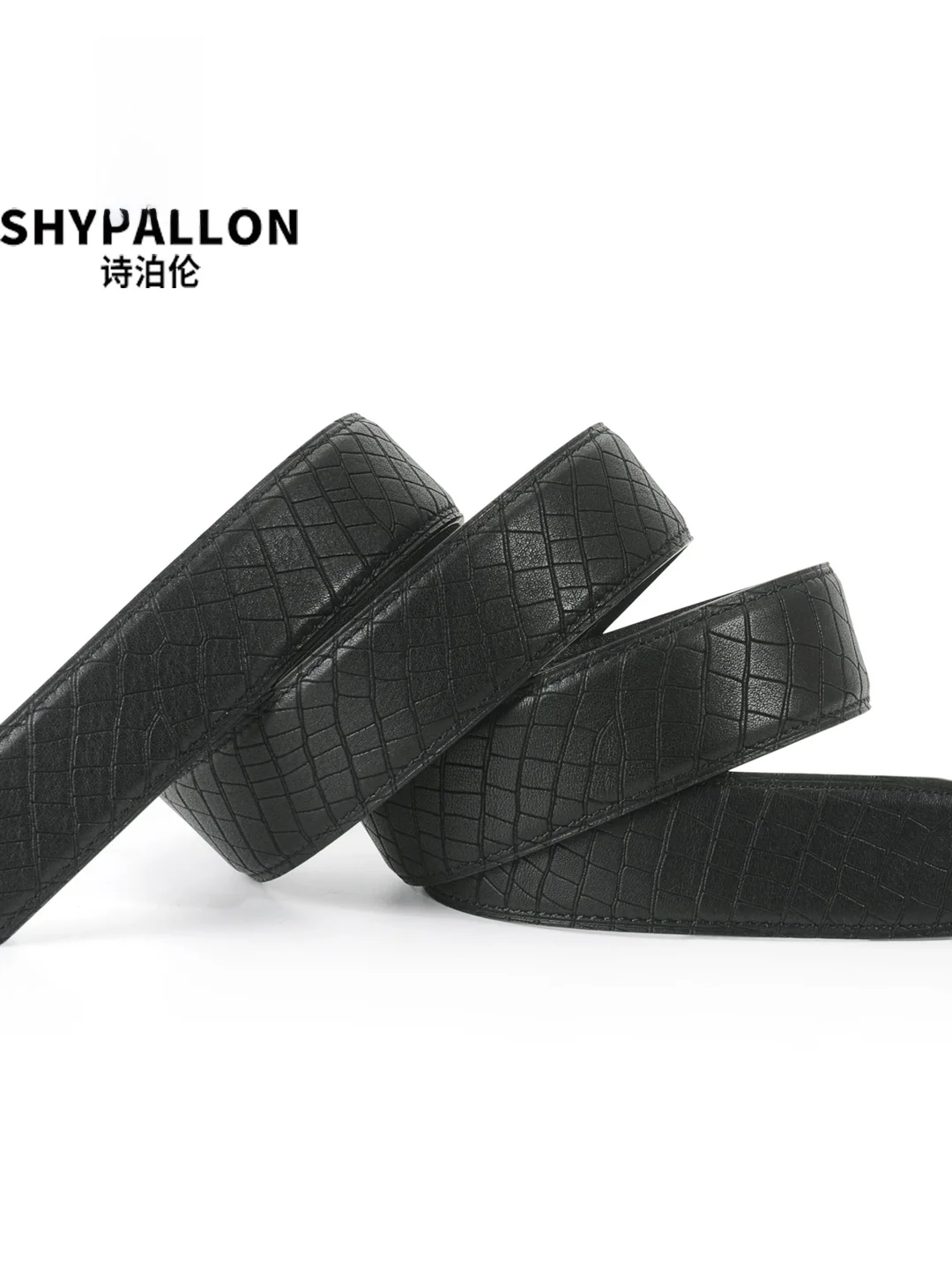 genuine-leather-belt-men's-sle-top-layer-cowhide-no-head-auatic-bule-waist-belt-crocodile-pattern-busin-sle