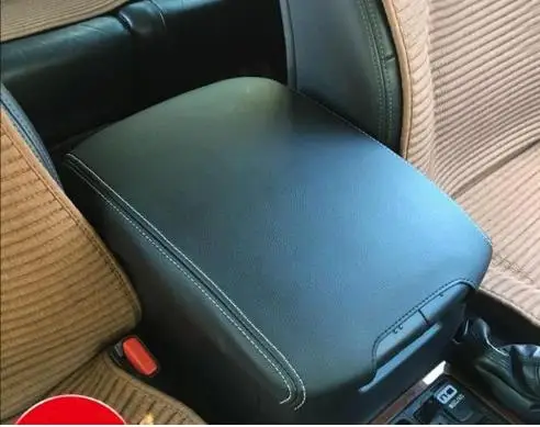 Microfibre Leather Center Armrest Cover  For Toyota  Prado 150 2010  2012 2013 2014 2015 2016  2018 2019 2020 -2021 car interior