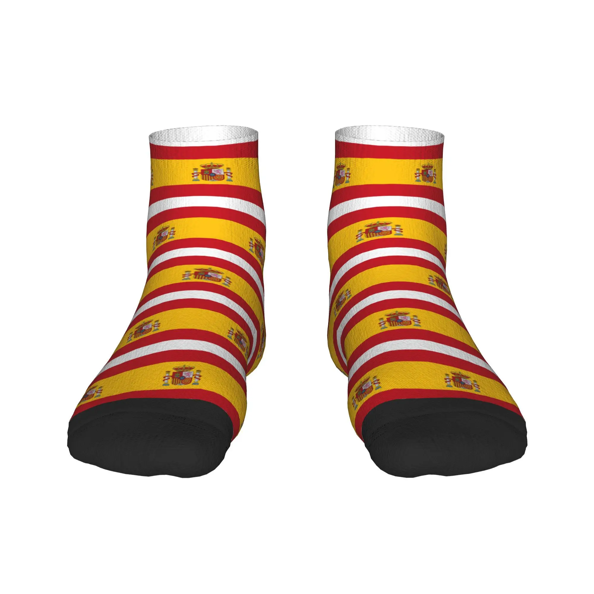 

Spanish flag Socks Harajuku Super Soft Stockings All Season Socks Accessories for Man's Woman's Birthday Present