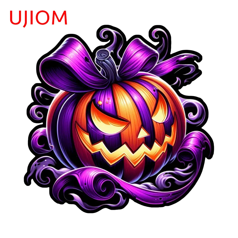 UJIOM Halloween Evil Pumpkin Wall Stickers Beautiful High Quality Cartoon Graffiti Sofa Wall Wallpapers Decals Popular Home DIY