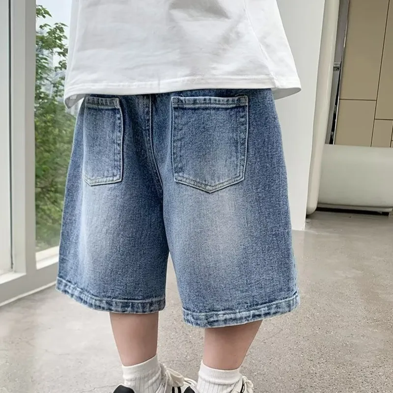 Children\'s Five Point Shorts Summer Summer Boys\' Fashion Gradient Jeans Korean Casual Pants For Children