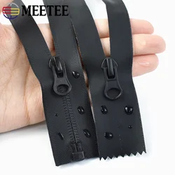 1/2/5Pcs 15-100cm Waterproof Nylon Zippers Close/Open End Zipper for Sewing Sports Clothes Jacket Tent Zip Repair Accessories