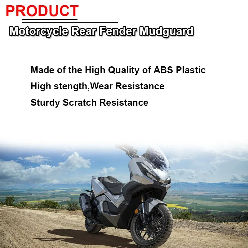 Fit For HONDA ADV250 ADV350 ADV 250 ADV 350 2021-2023 Motorcycle Accessories Rear Wheel Hugger Fender Mudguard Mud Splash Guard