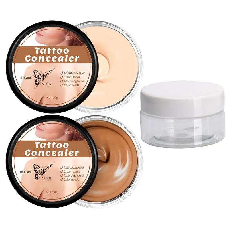 Full Coverage Concealer Tattoos Scars Dark Circles Acne Spots Foundation Makeup Concealer High Coverage Color Corrector