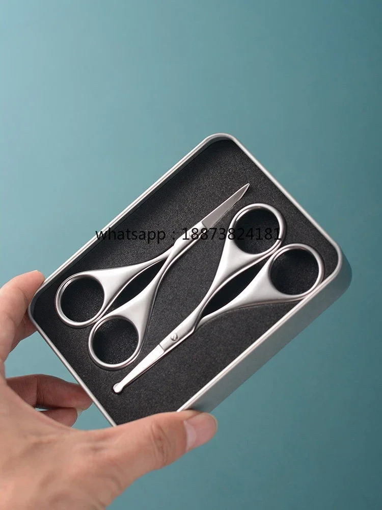 Small Scissors for Nose And Eyebrow Trimming Manual Hair Clippers for Precision Grooming fast shipping