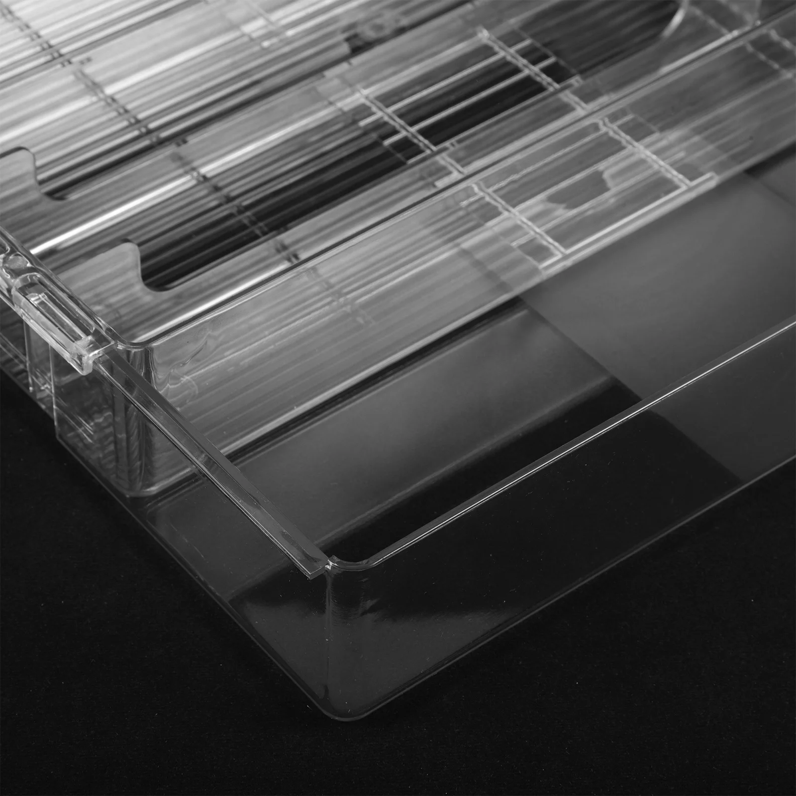 

Acrylic Expandable Silverware Tray Kitchen Drawer Organizer Multi Compartment Cutlery Utensil Storage Holder Silverware Tray
