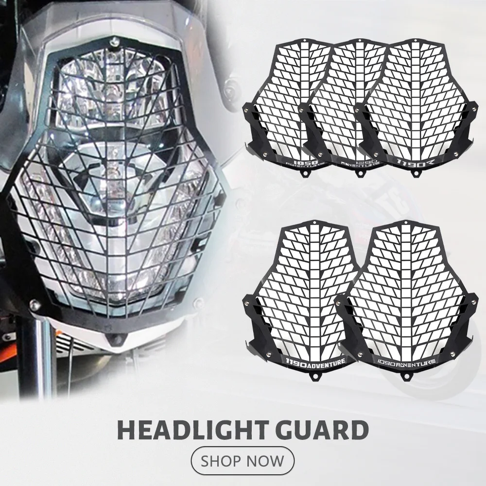 

For KTM 1290 Super Adventure Head Light Guard Front Headlight Headlamp Grille Guard Protector Cover For 1050 1090 1190 Adventure