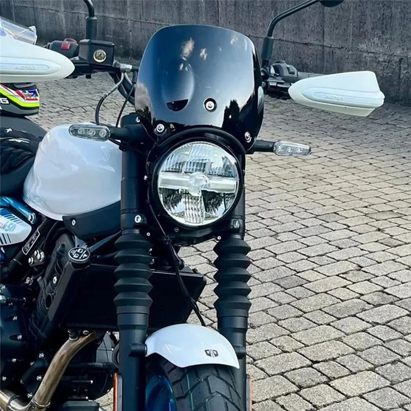 Motorcycle Windscreen Windshield Visor Deflector Accessories For Guerrilla 450 For Guerrilla450 2024-2025 Black
